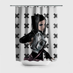 Шторка для душа Риэл Мэйер из Эрго Прокси, цвет: 3D-принт