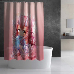 Шторка для душа Мое перерождение в слизь, цвет: 3D-принт — фото 2