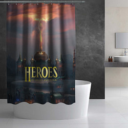 Шторка для душа Heroes of Might and Magic HoM Z, цвет: 3D-принт — фото 2