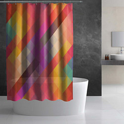 Шторка для душа Vivid gradient, цвет: 3D-принт — фото 2