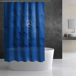 Шторка для душа Мерин - реально лучшая тачка!, цвет: 3D-принт — фото 2