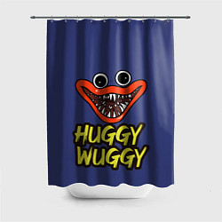 Шторка для душа Huggy Wuggy: Smile, цвет: 3D-принт