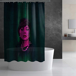 Шторка для душа Постер Gaga, цвет: 3D-принт — фото 2