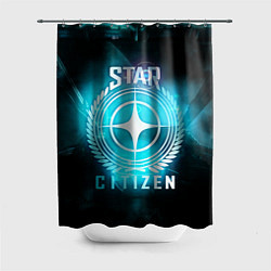 Шторка для душа Star Citizen spaceship, цвет: 3D-принт