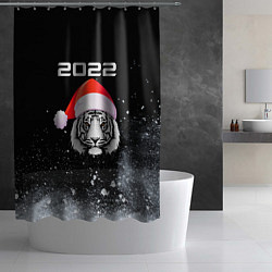 Шторка для душа Новогодний тигр 2022, цвет: 3D-принт — фото 2