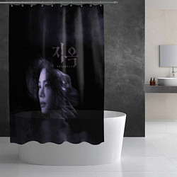 Шторка для душа Min Hye jin, цвет: 3D-принт — фото 2