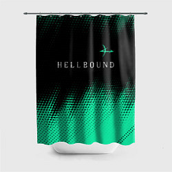 Шторка для душа HELLBOUND - ARROWHEADS - Полутона, цвет: 3D-принт