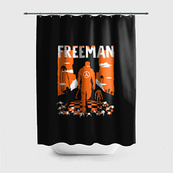 Шторка для душа Walkin Freeman, цвет: 3D-принт