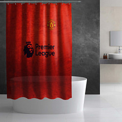 Шторка для душа MU Manchester United MU, цвет: 3D-принт — фото 2