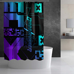 Шторка для душа Ghostrunner Neon, цвет: 3D-принт — фото 2