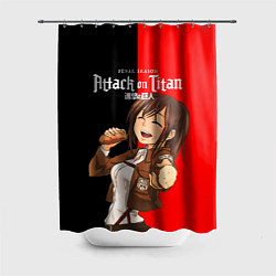 Шторка для душа Саша Attack on Titan, цвет: 3D-принт