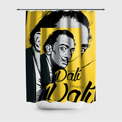 Шторка для душа Сальвадор Дали Salvador Dali, цвет: 3D-принт