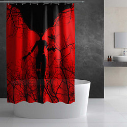 Шторка для душа Dead by Daylight дух, цвет: 3D-принт — фото 2