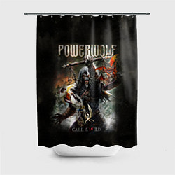 Шторка для душа Powerwolf Call of the Wild, цвет: 3D-принт