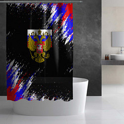 Шторка для душа Russia Флаг с Гербом, цвет: 3D-принт — фото 2