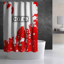 Шторка для душа DOTA 2 Краски, цвет: 3D-принт — фото 2