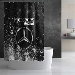 Шторка для душа MERCEDES Racing - Арт, цвет: 3D-принт — фото 2