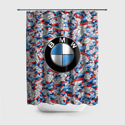 Шторка для душа BMW M PATTERN LOGO, цвет: 3D-принт