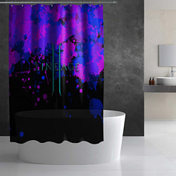 Шторка для душа Линейдж 2 Брызги, цвет: 3D-принт — фото 2