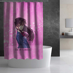 Шторка для душа Komi cant communicate, цвет: 3D-принт — фото 2