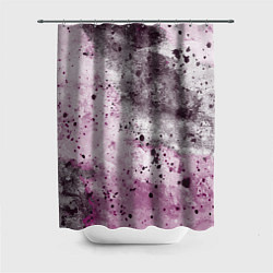 Шторка для ванной Гранж Разводы и брызги краски