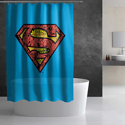 Шторка для душа Комикс Супермен, цвет: 3D-принт — фото 2