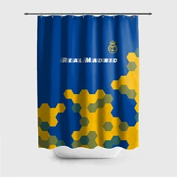 Шторка для душа РЕАЛ МАДРИД Real Madrid Графика, цвет: 3D-принт