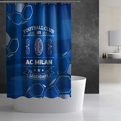 Шторка для душа AC Milan Legends, цвет: 3D-принт — фото 2