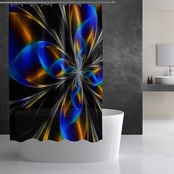 Шторка для душа Neon vanguard pattern Fashion 2023, цвет: 3D-принт — фото 2