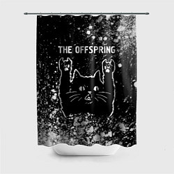 Шторка для душа The Offspring Rock Cat, цвет: 3D-принт