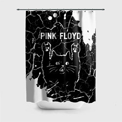 Шторка для душа Pink Floyd Rock Cat, цвет: 3D-принт