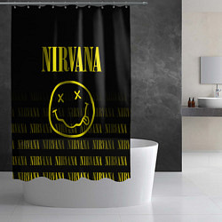 Шторка для душа Smile Nirvana, цвет: 3D-принт — фото 2