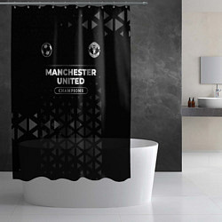 Шторка для душа Manchester United Champions Uniform, цвет: 3D-принт — фото 2