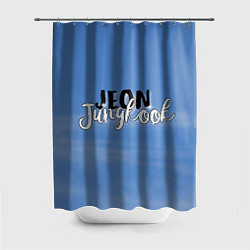Шторка для душа JEON JUNGKOOK BTS, цвет: 3D-принт
