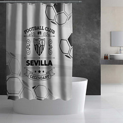 Шторка для душа Sevilla Football Club Number 1 Legendary, цвет: 3D-принт — фото 2