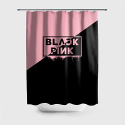 Шторка для душа BLACKPINK BIG LOGO, цвет: 3D-принт