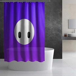 Шторка для душа Fall Guy violet, цвет: 3D-принт — фото 2