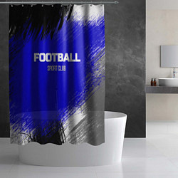 Шторка для душа Sports club FOOTBALL, цвет: 3D-принт — фото 2
