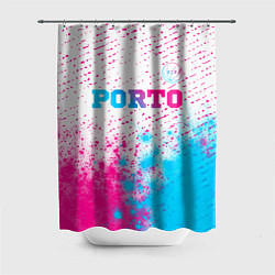 Шторка для душа Porto Neon Gradient, цвет: 3D-принт