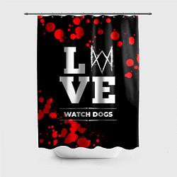 Шторка для душа Watch Dogs Love Классика, цвет: 3D-принт