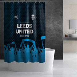 Шторка для душа Leeds United legendary форма фанатов, цвет: 3D-принт — фото 2