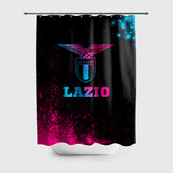 Шторка для душа Lazio - neon gradient, цвет: 3D-принт