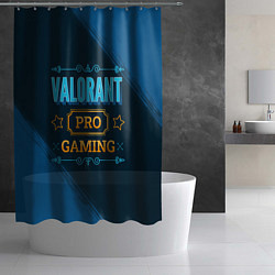 Шторка для душа Игра Valorant: pro gaming, цвет: 3D-принт — фото 2