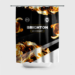 Шторка для ванной Brighton legendary sport fire