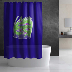 Шторка для душа Подводныи мир, цвет: 3D-принт — фото 2