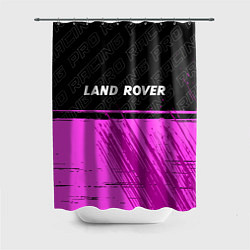 Шторка для душа Land Rover pro racing: символ сверху, цвет: 3D-принт