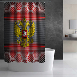 Шторка для душа Россия будущего, цвет: 3D-принт — фото 2