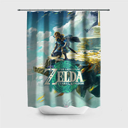 Шторка для душа The Legend of Zelda: Tears of the Kingdom Линк, цвет: 3D-принт