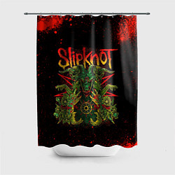 Шторка для душа Slipknot satan, цвет: 3D-принт
