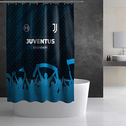 Шторка для душа Juventus legendary форма фанатов, цвет: 3D-принт — фото 2